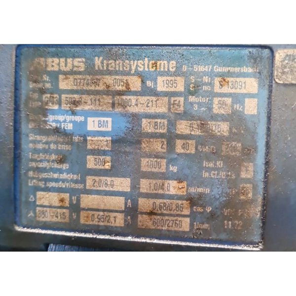 ABUS GM3 500.8-111  1996