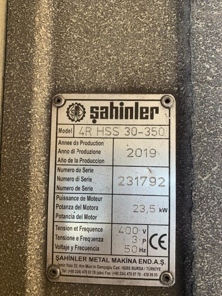 SAHINLER 4R HSS 30-350  2019